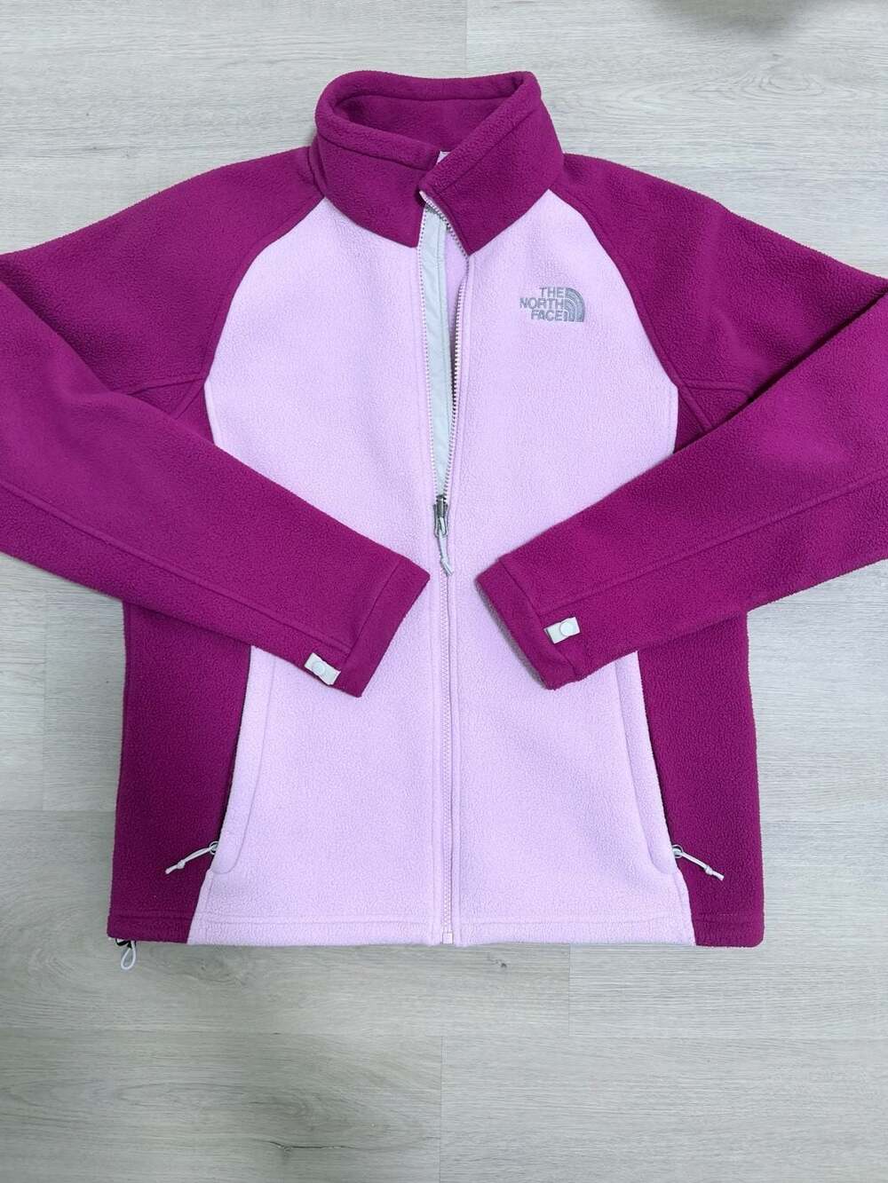 The North Face Full Zip Fleece Jacket Size L/G Pink